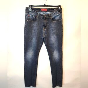 MBX Men's‎ Dark Blue Jeans Slim Fit Denim Jeans Size 32 x 32